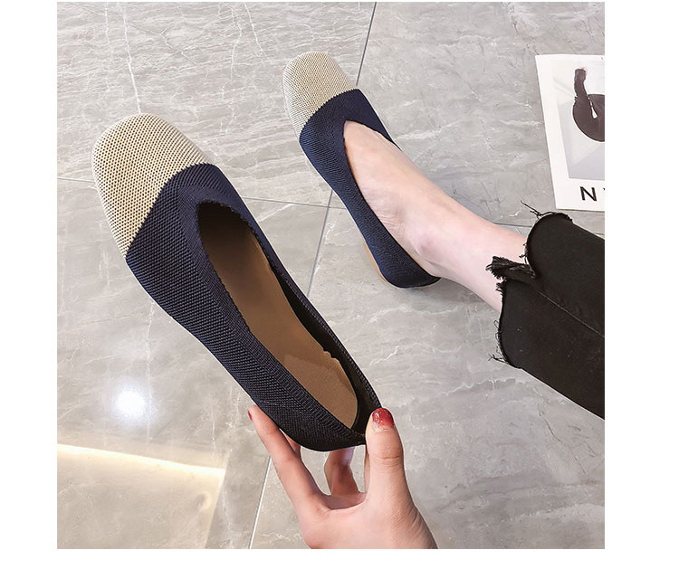 Pantofi moderni de dama in negru si albastru