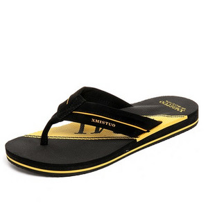 Papuci de vară pentru bărbați în trei culori cu inscripție