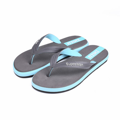 Papuci moderni pentru barbati in trei culori cu inscriptii