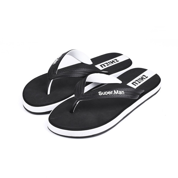 Papuci moderni pentru barbati in trei culori cu inscriptii