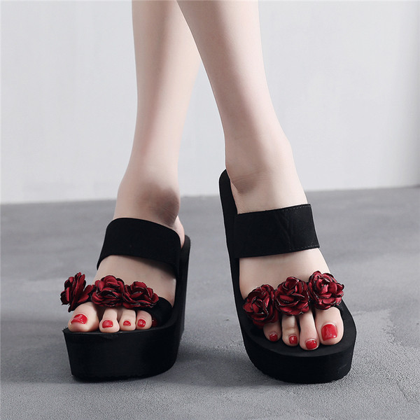 NOUL model de papuci dama cu talpa inalta in patru culori