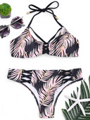 Costum de baie elegant pentru femei cu elemente încrucișate