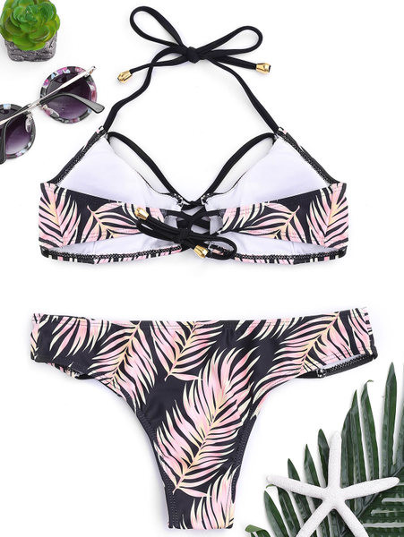 Costum de baie elegant pentru femei cu elemente încrucișate