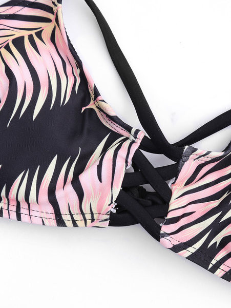 Costum de baie elegant pentru femei cu elemente încrucișate