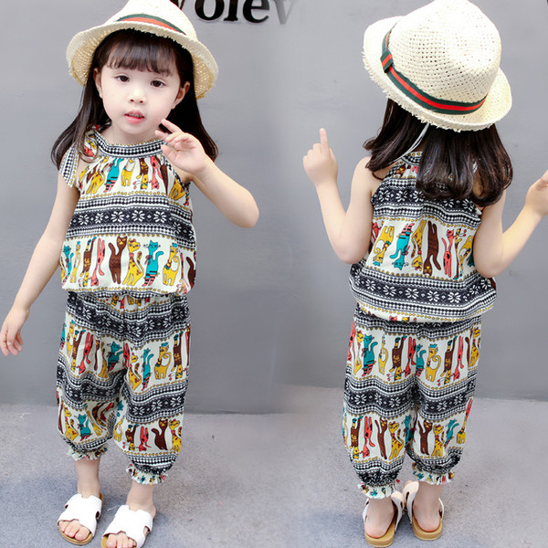 Set modern din doua piese pentru copii pentru fete