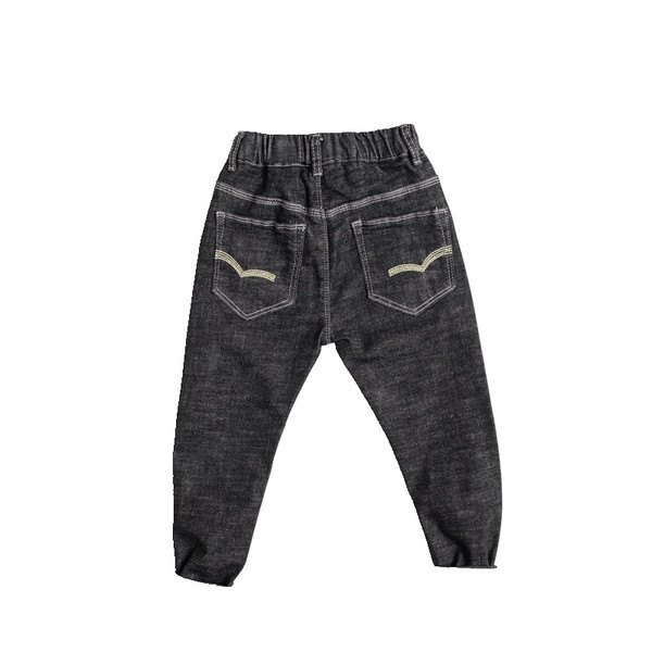 Blugi moderni pentru copii pentru baieti in negru