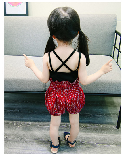 Set modern pentru fete pentru copii in doua parti in doua culori