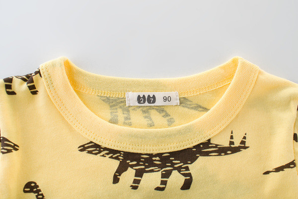 Модерна детска тениска за момчета с апликация