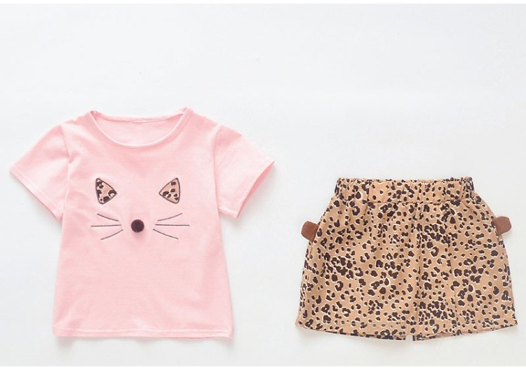 Gyerekkészlet lányoknak két részből, három színben