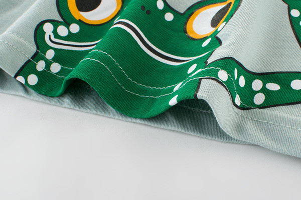 Tricou zilnic pentru copii cu aplicație pentru băieți