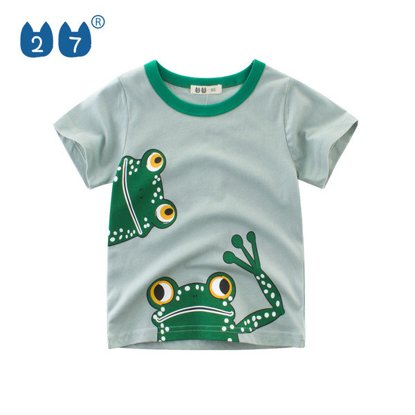 Tricou zilnic pentru copii cu aplicație pentru băieți