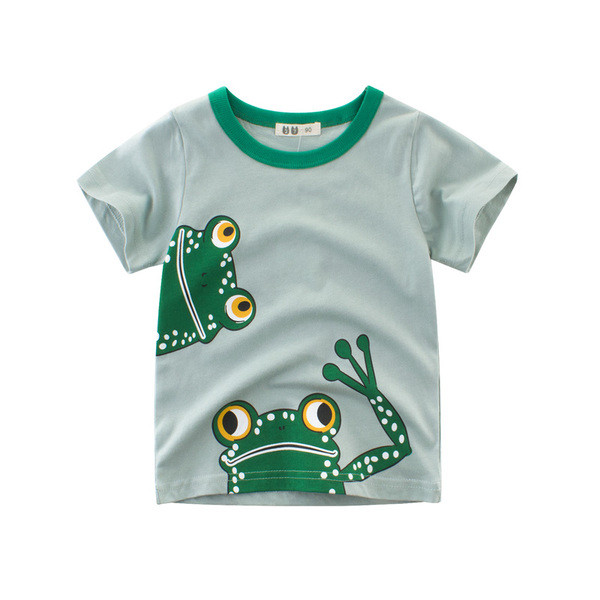 Tricou zilnic pentru copii cu aplicație pentru băieți