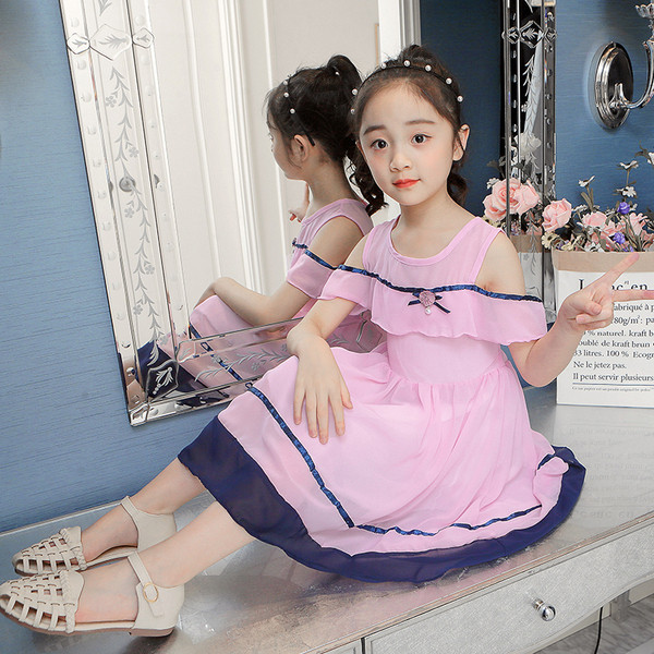 Rochie moderna pentru copii in mai multe culori