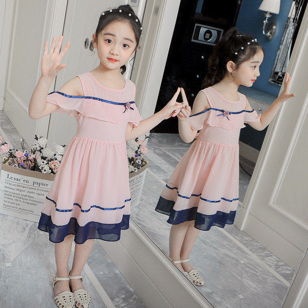 Rochie moderna pentru copii in mai multe culori