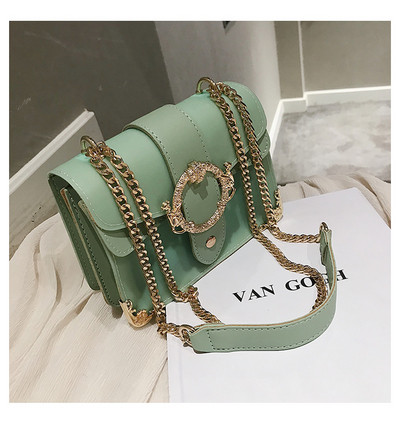 ÚJ modell női táska fém rögzítéssel négy színben