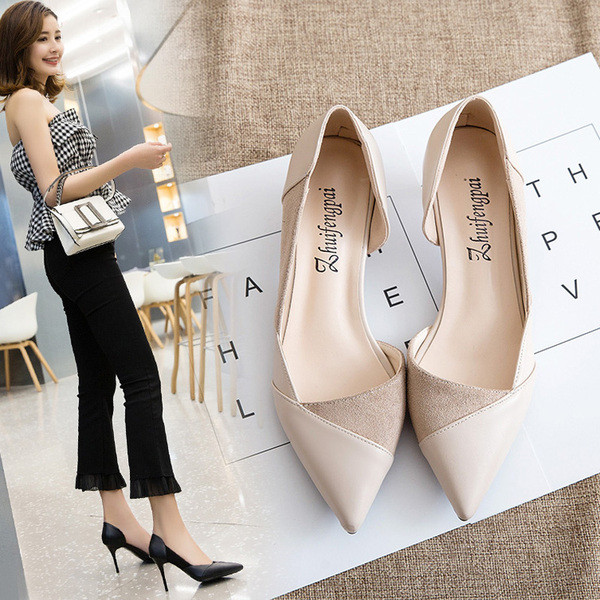 Pantofi de dama eleganti cu toc in mai multe culori - model ascutit