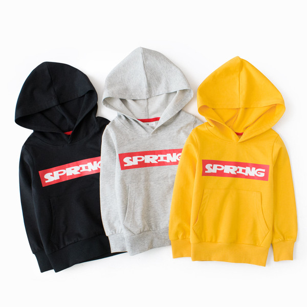 Hanorac pentru copii modern pentru baieti in trei culori cu inscriptie