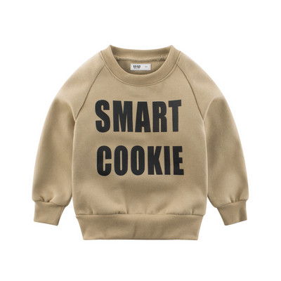 Bluză modernă pentru copii în două culori cu inscripție