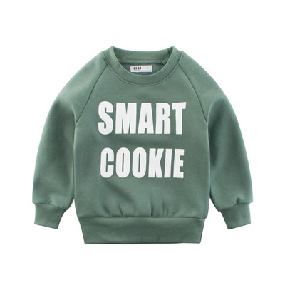 Bluză modernă pentru copii în două culori cu inscripție