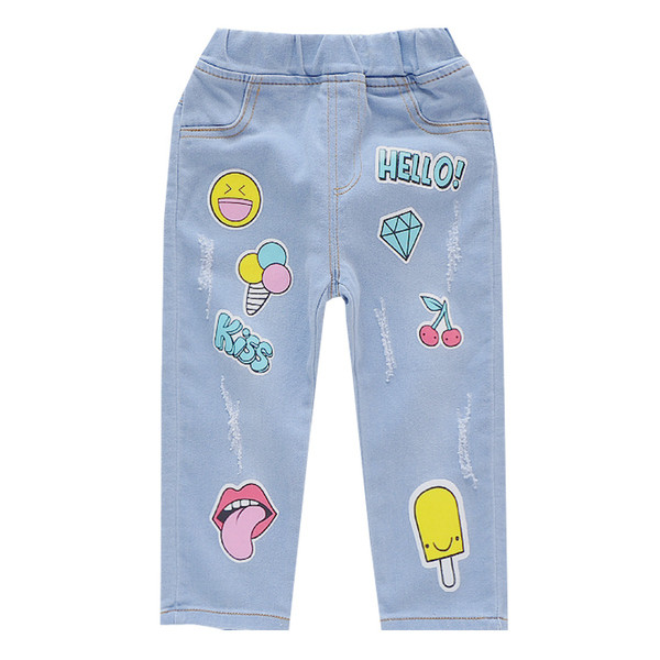 Modern gyerekfarmer rátéttel lányoknak