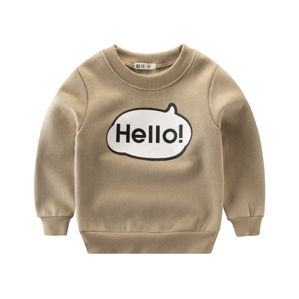 Bluză pentru copii modernă pentru băieți cu inscripție în trei culori