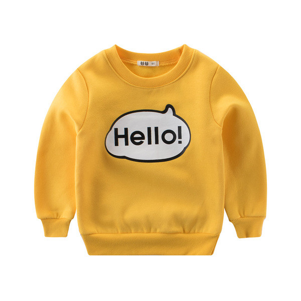 Bluză pentru copii modernă pentru băieți cu inscripție în trei culori