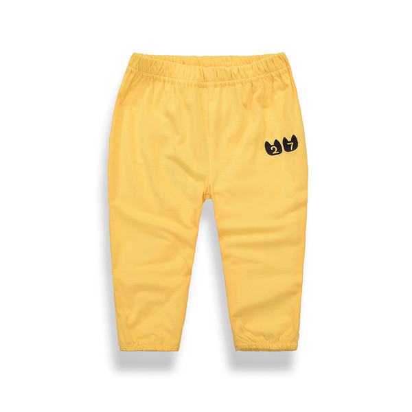 Modern gyereknadrág fiúknak két színben, emblémával