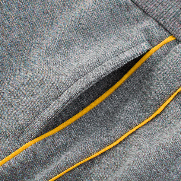 Sport és alkalmi gyereknadrág két színben, színes szegéllyel