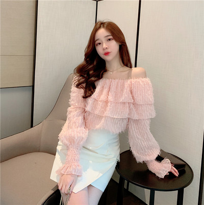 Cămașă casual de damă cu mâneci largi în două culori