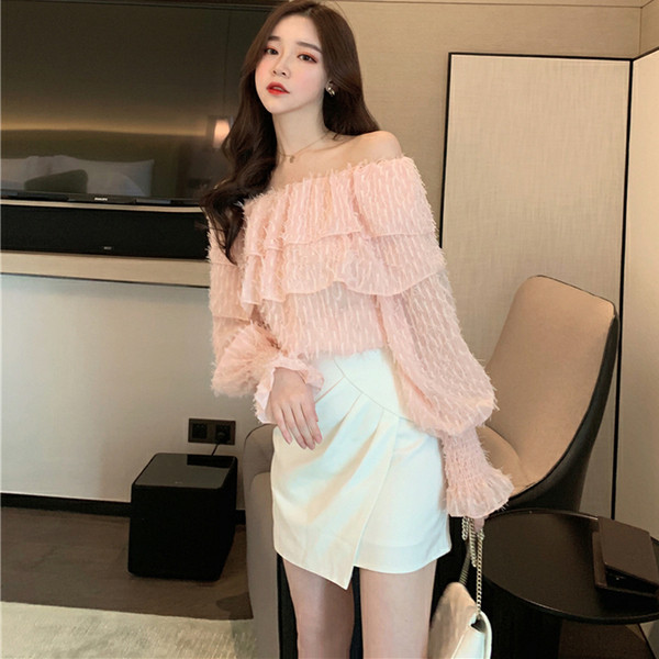 Cămașă casual de damă cu mâneci largi în două culori