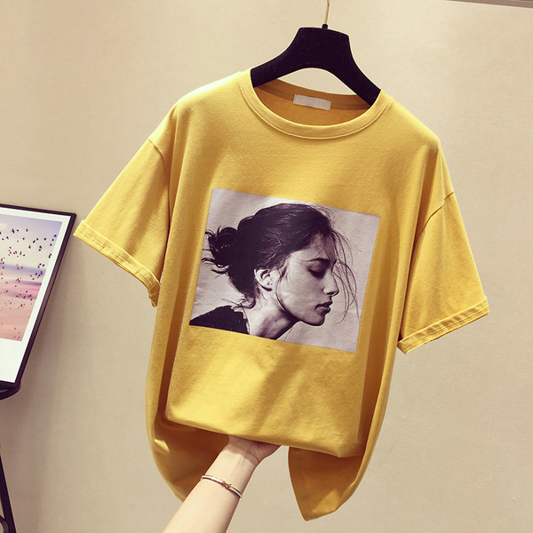 Alkalmi női póló O-nyakkal