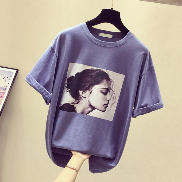 Alkalmi női póló O-nyakkal