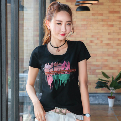 Alkalmi női póló fehér, fekete és rózsaszín színben