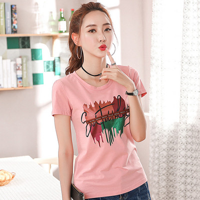 Alkalmi női póló fehér, fekete és rózsaszín színben