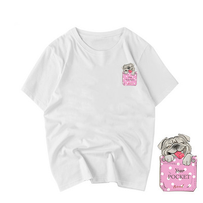 Alkalmi női póló rátéttel, különböző színekben