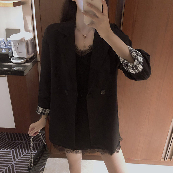 Rochie neagra de dama eleganta cu dantela