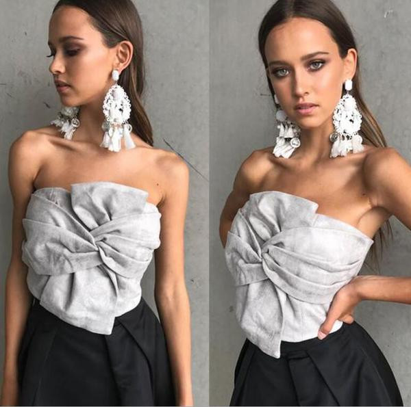 Bustiera de dama actuala in doua culori