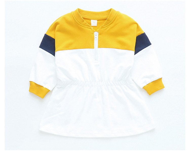 Alkalmi gyerekruha hosszú ujjal és cipzárral két színben