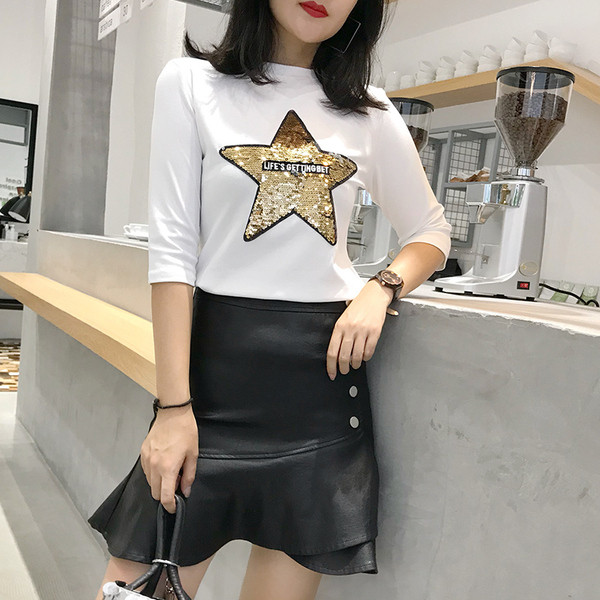 Alkalmi női blúz fehér, fekete és barna színekben