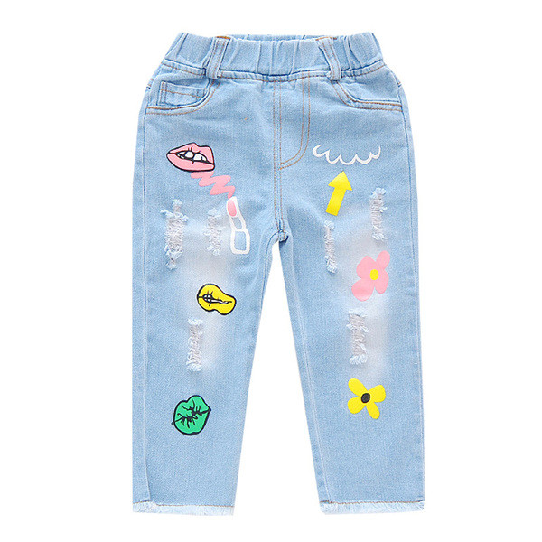 Gyerekfarmer lányoknak rátéttel és zsebekkel