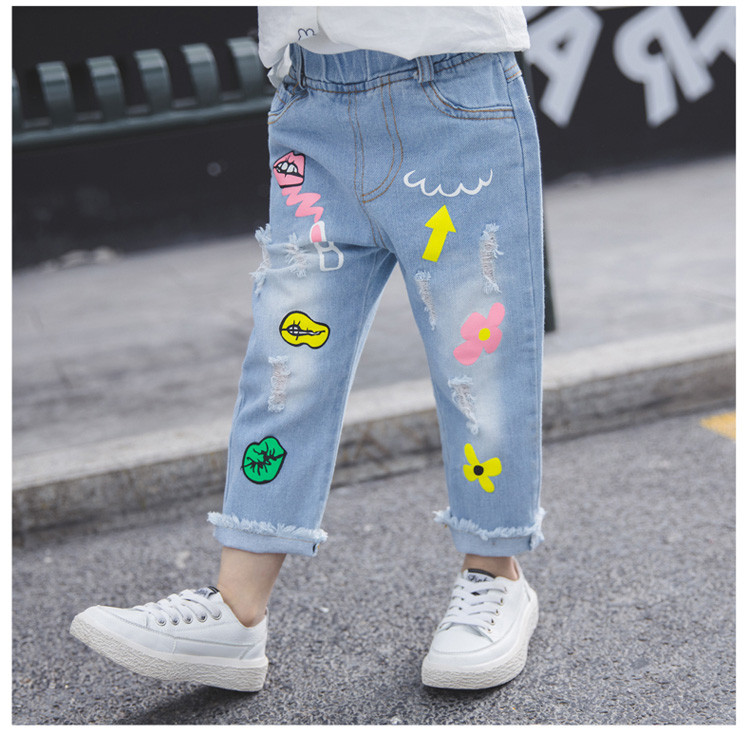 Gyerekfarmer lányoknak rátéttel és zsebekkel