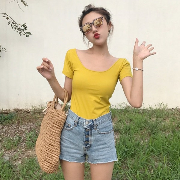 Tricou casual dama in cinci culori