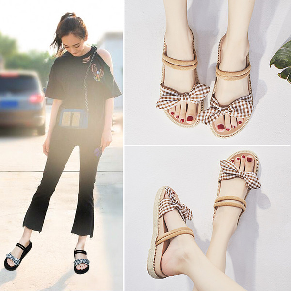 Alkalmi női szandál szalaggal, három színben