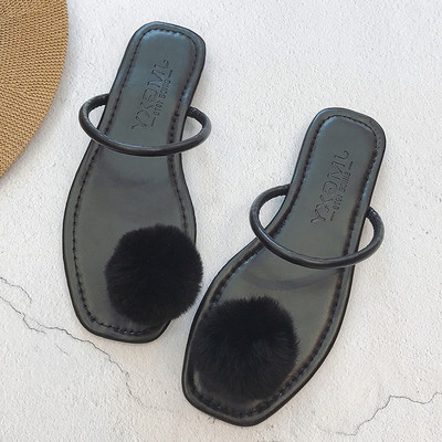 Női modern papucs három színben pehelytal