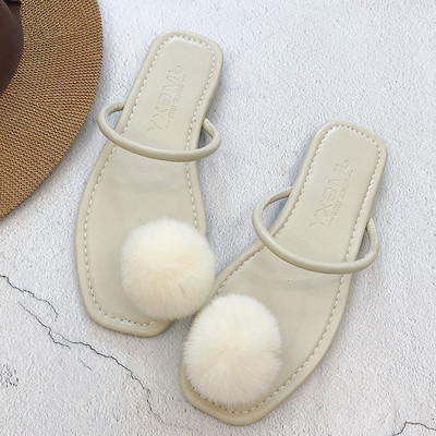 Női modern papucs három színben pehelytal