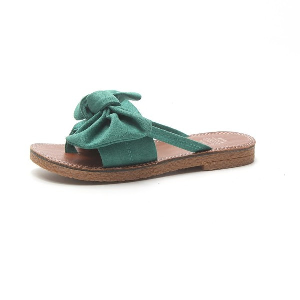 Modern női papucs több színben, eco velúr szalaggal