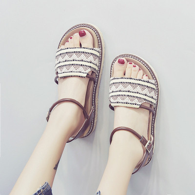 Sandale de damă topice în două culori