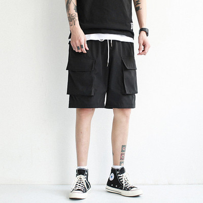 Alkalmi férfi rövidnadrág oldalzsebekkel