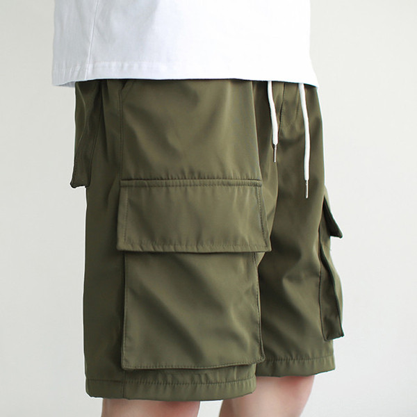 Alkalmi férfi rövidnadrág oldalzsebekkel