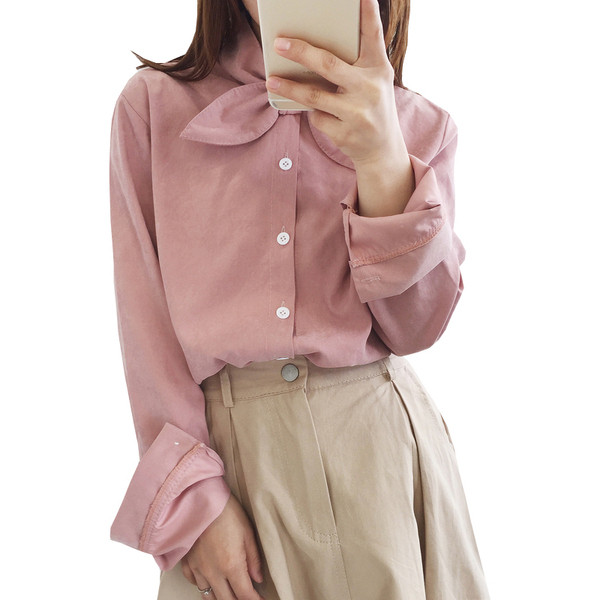 Modern női ing három színben, szalaggal